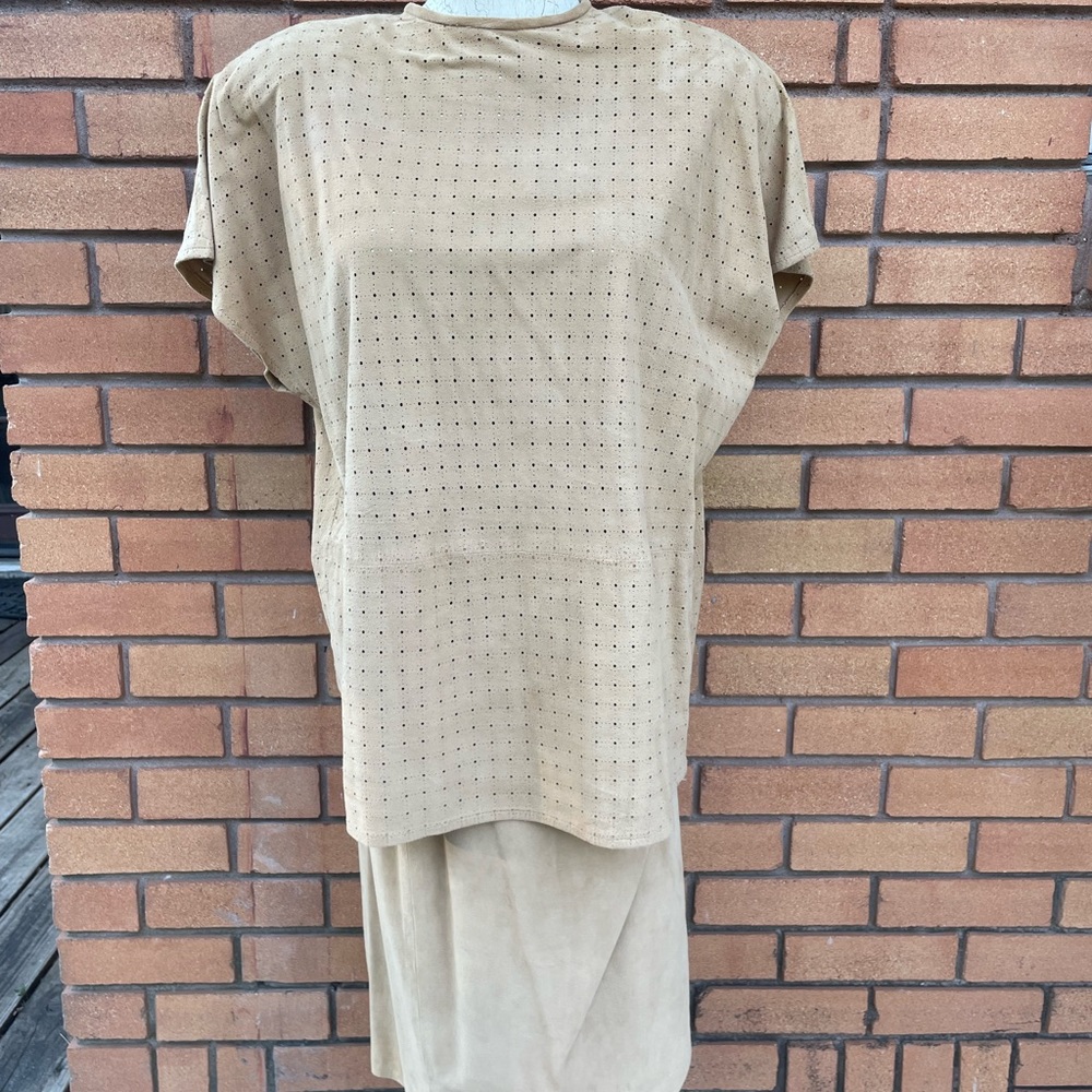 Vintage Alicia Herrera Suede Set